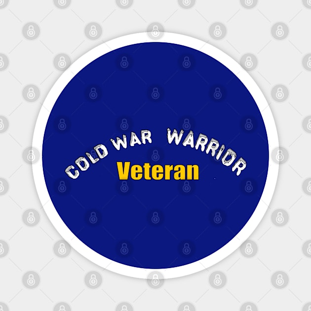 Cold War Warrior Veteran Magnet by Airdale Navy